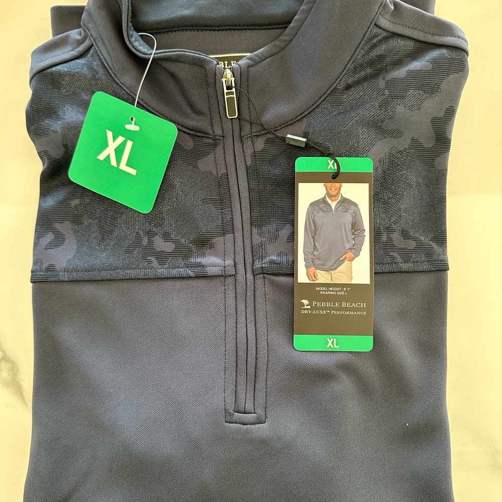 Men’s Large Pebble Beach Dry-Luxe 1/4 Zip